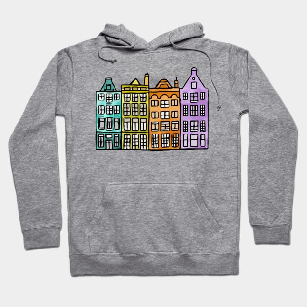 Amsterdam Row House Hoodie by aterkaderk